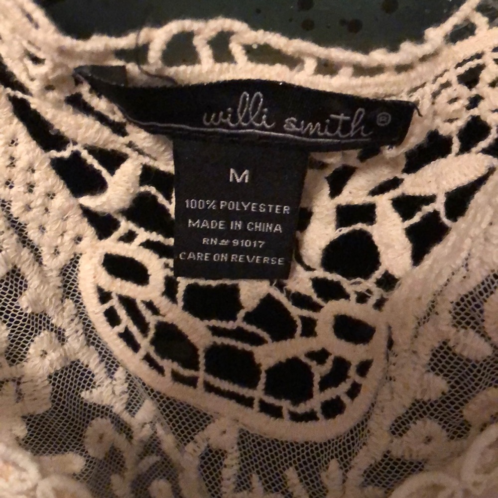 Lace top.
